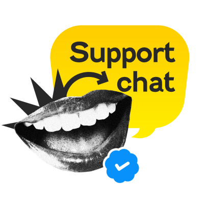 Support jederzeit über den Chat